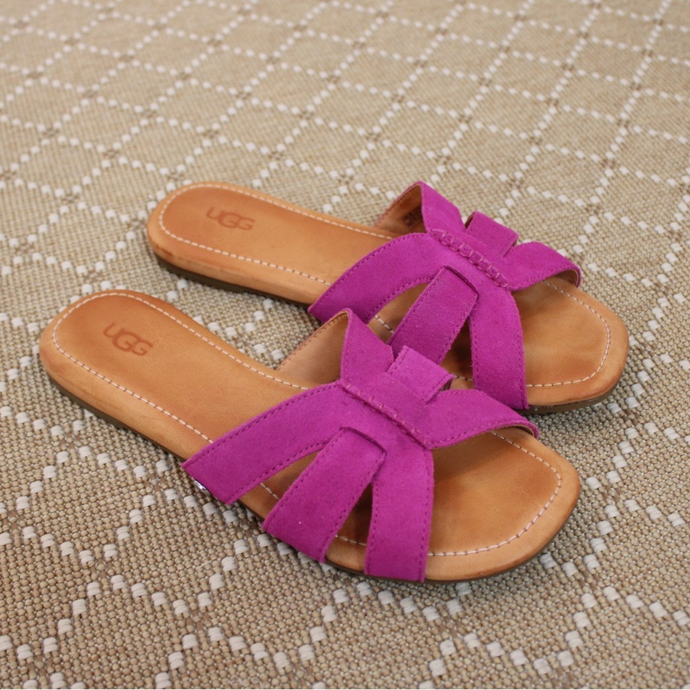UGG Pink Suede sandals